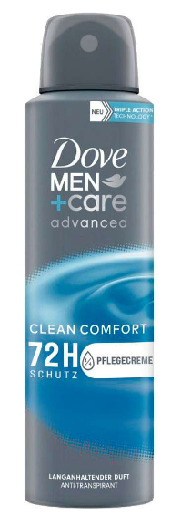 Dove Men+Care Deo-Spray Anti-Transpirant Clean Comfort 150 ml