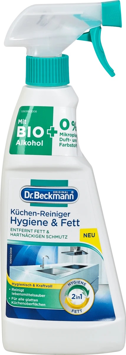 Dr. Beckmann Kuchyňský čistič Hygiene & Mastnota, 500 ml - originál z Německa