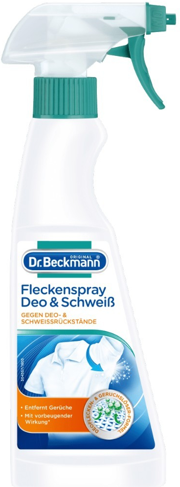 Dr. Beckmann speciální odstraňovač skvrn od potu a deodorantu s aktivním odstraňovačem zápachu ve spreji 250 ml - originál z Německa