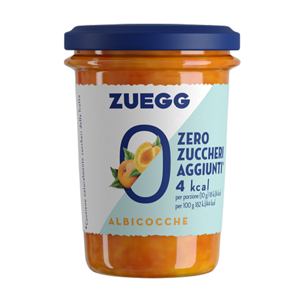 Zuegg Italský meruňkový džem bez přidaného cukru 220 g - originál z Itálie