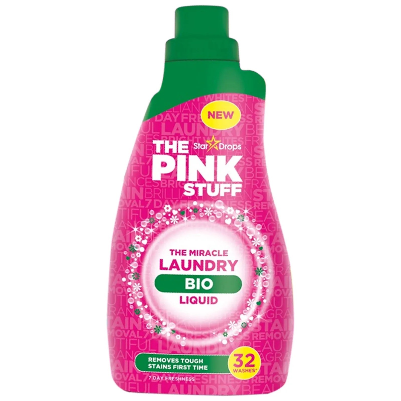 Stardrops The Pink stuff zázračný prací gel Laundry Detergent BIO, 30 dávek, 960 ml