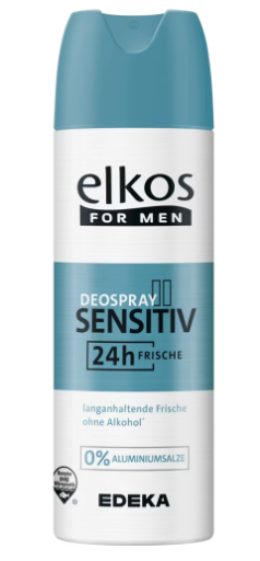 Elkos for Men Sensitiv Deospray 200ml - originál z Německa