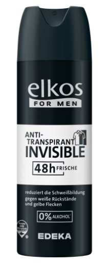 Elkos for Men Sensitiv Invisible 200ml - originál z Německa