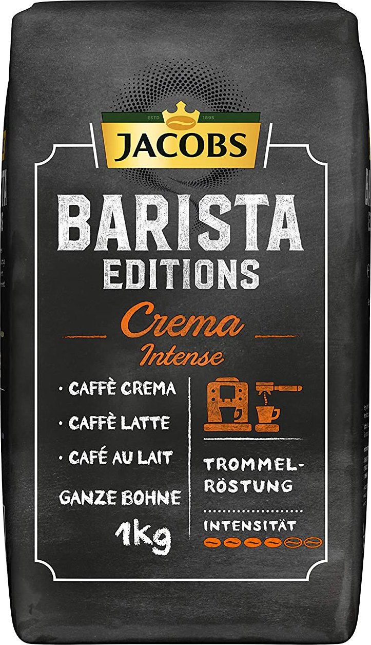 Jacobs Barista editions crema intense, zrnková káva 1kg