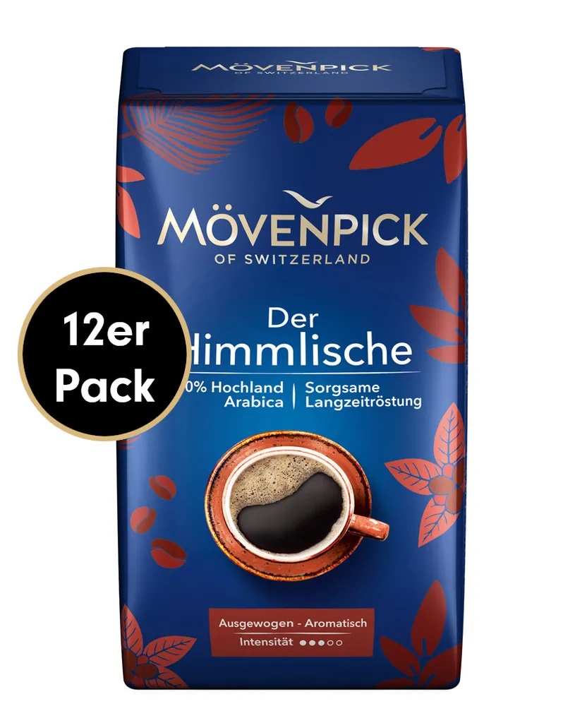 Mövenpick Autentico, mletá káva 12x500 g-VÝHODNÉ BALENÍ