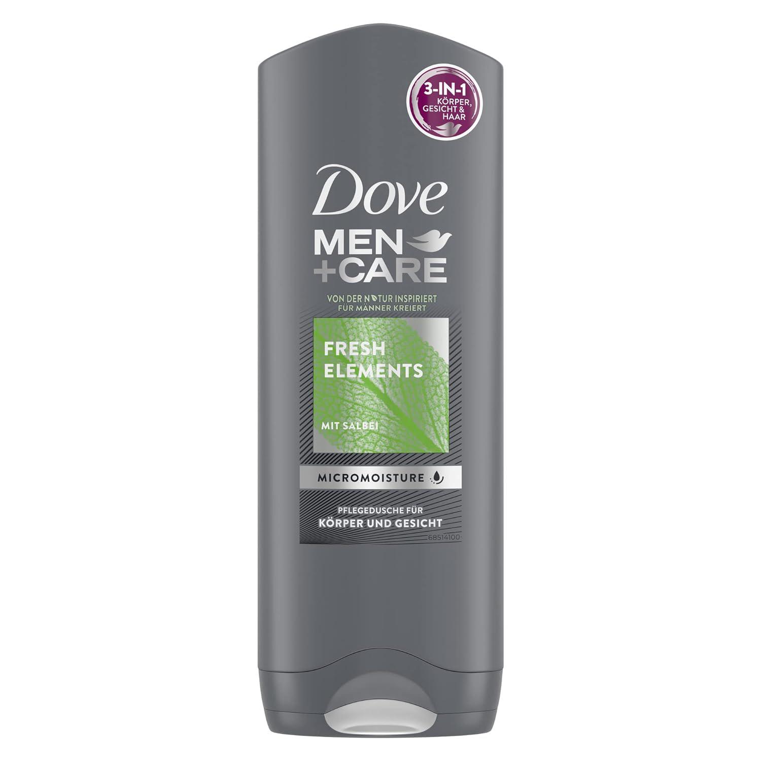 Dove Men+Care 3-in-1 Fresh Elements sprchový gel 250 ml - originál z Německa