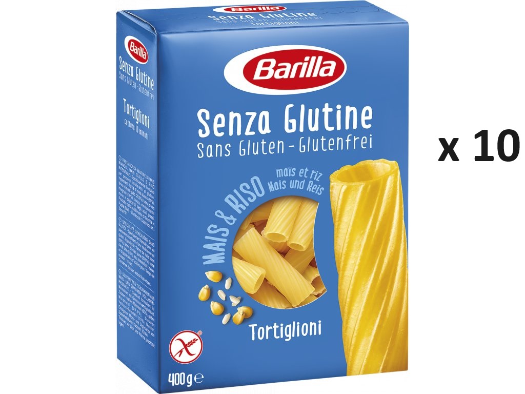 Barilla Senza Glutine Tortiglioni 10x400 g-VÝHODNÉ BALENÍ
