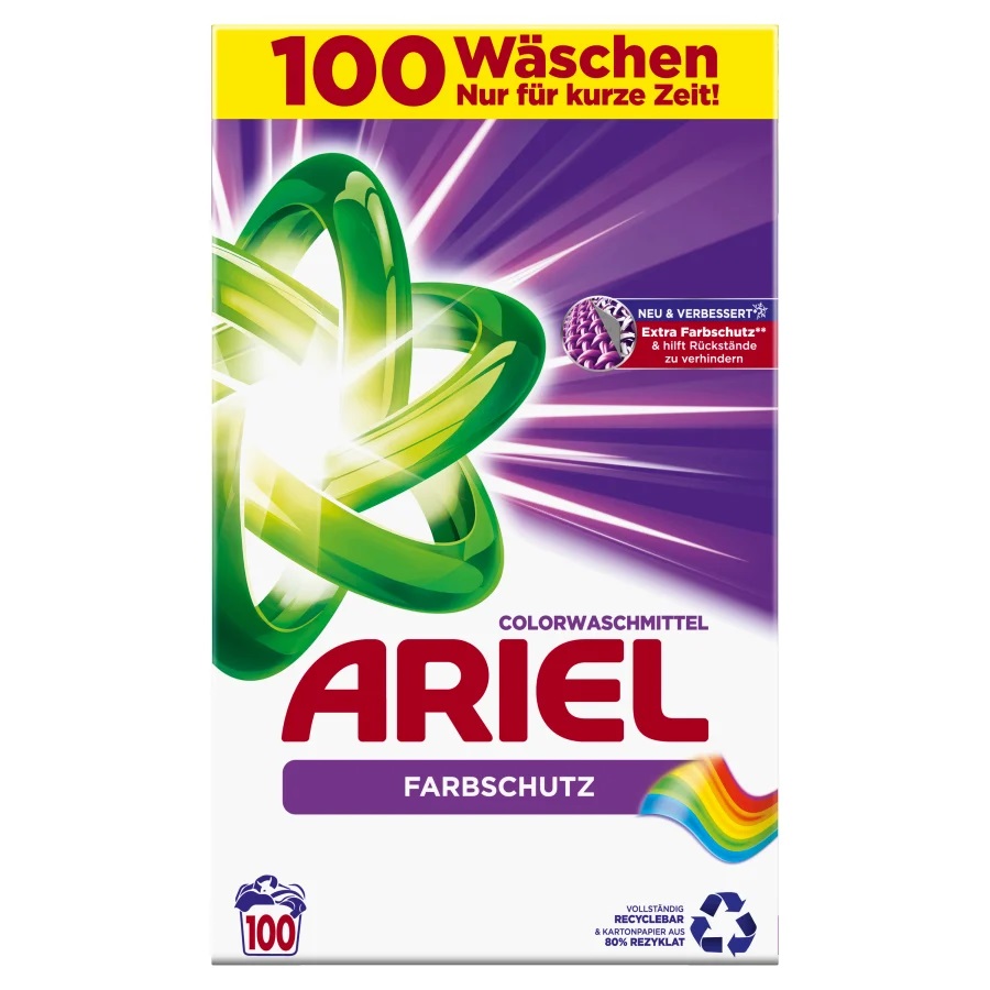 Ariel prací prášek Color 100 dávek, 6 kg