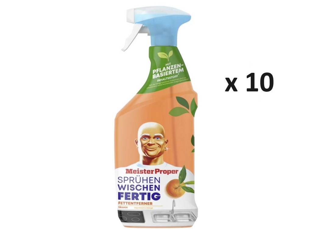 Mr. Proper Mr.Proper Odstraňovač mastnoty v kuchyni Pomeranč 6x800 ml-VÝHODNÉ BALENÍ - originál z Německa