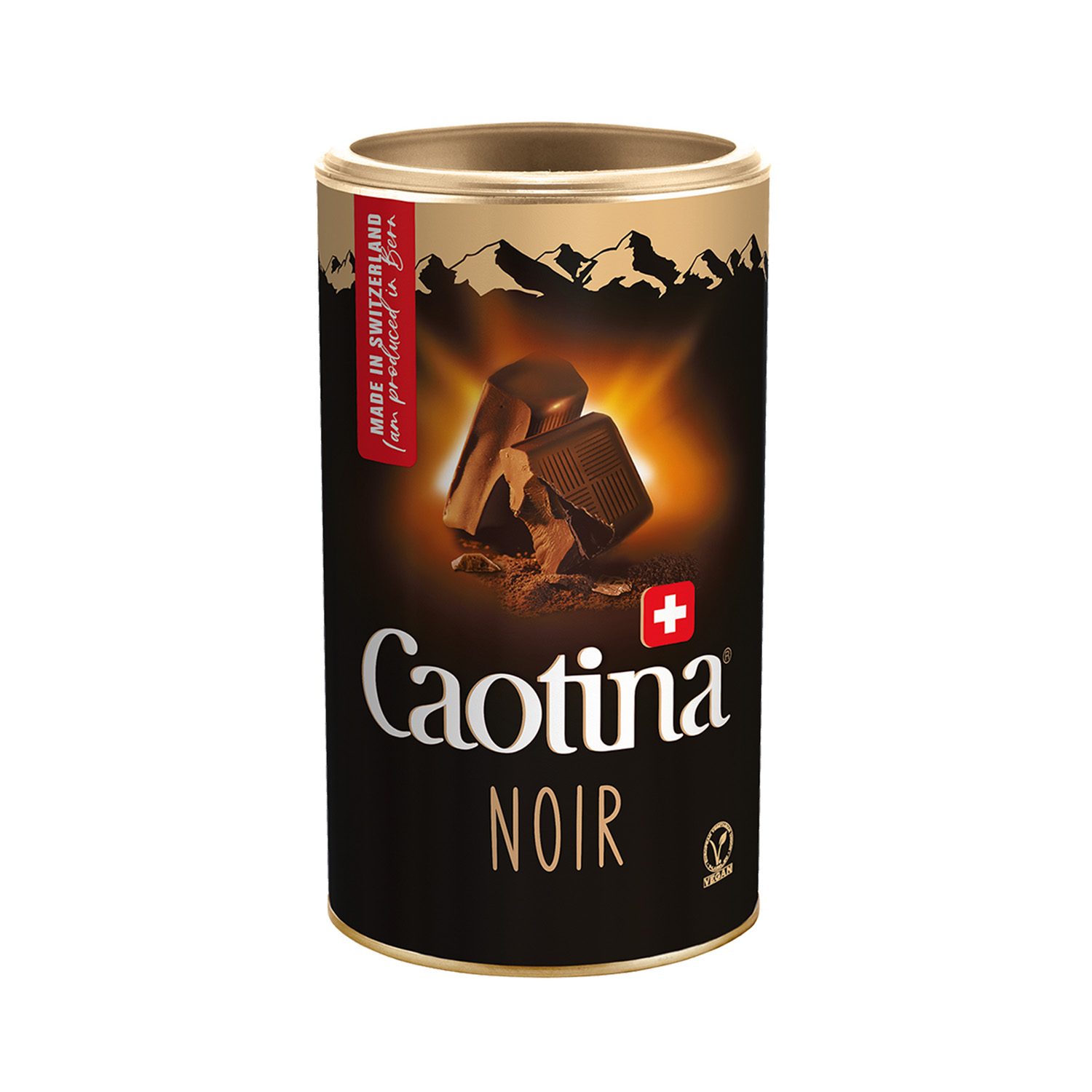 Caotina Noir švýcarský kakaový nápoj 500 g
