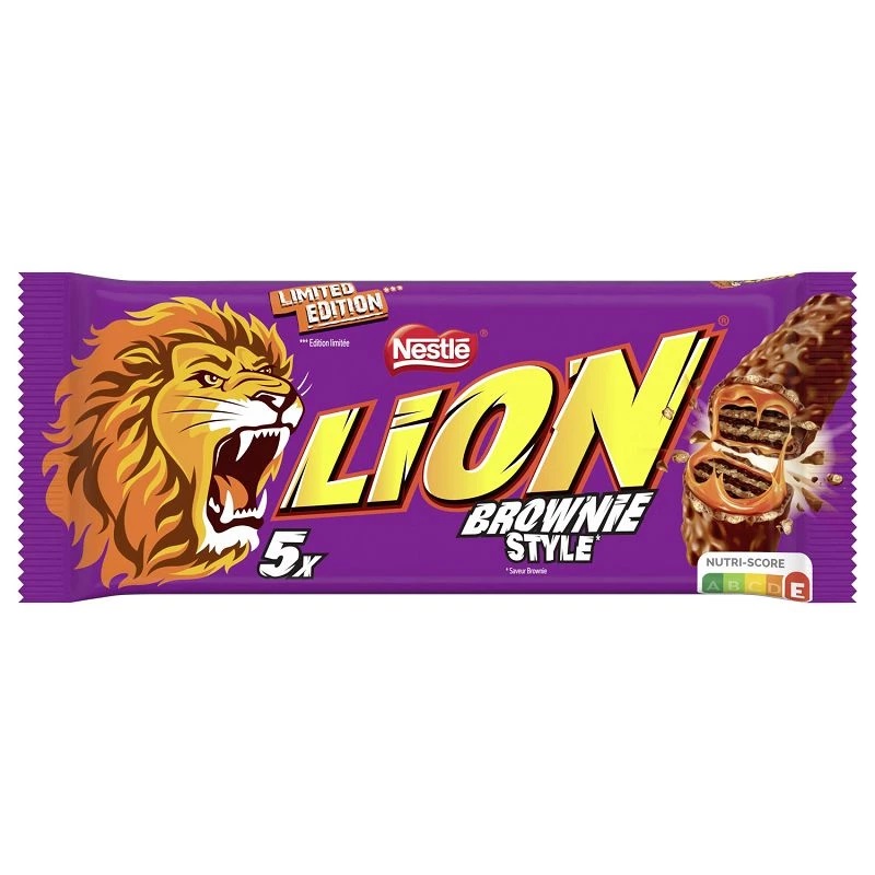 Nestlé Lion Brownie tyčinky 5ks, 150g