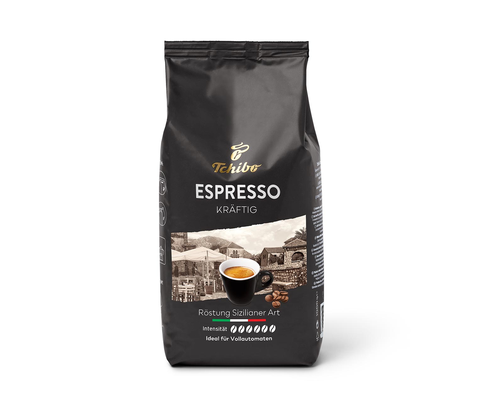 Tchibo Caffe Espresso Kräftig, zrnková káva 1 kg
