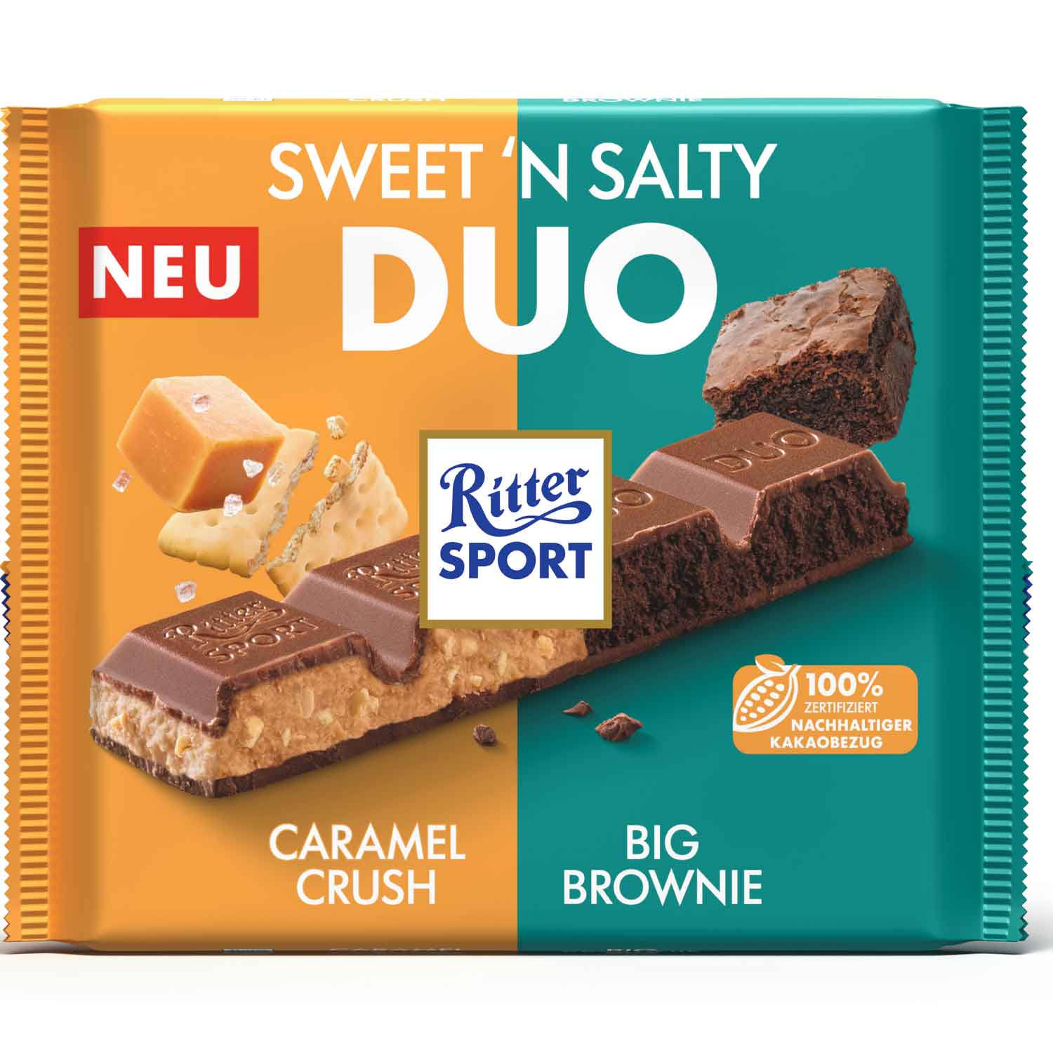 Ritter Sport Sweet'n Salty Duo 218 g - originál z Německa