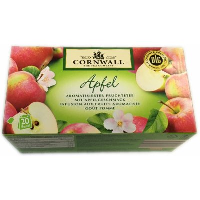 Cornwall Ovocný čaj s jablkem 20 sáčků - originál z Německa