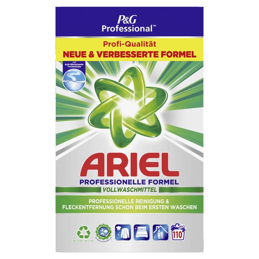 Ariel Professional prací prášek Universal 110 dávek, 6,6 kg - profi Qualität