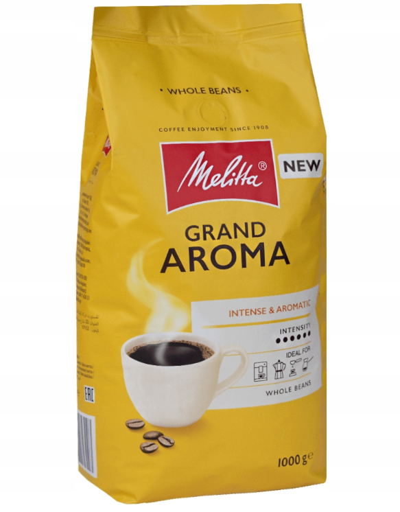 Melitta Grand Aroma zrnková káva 1kg