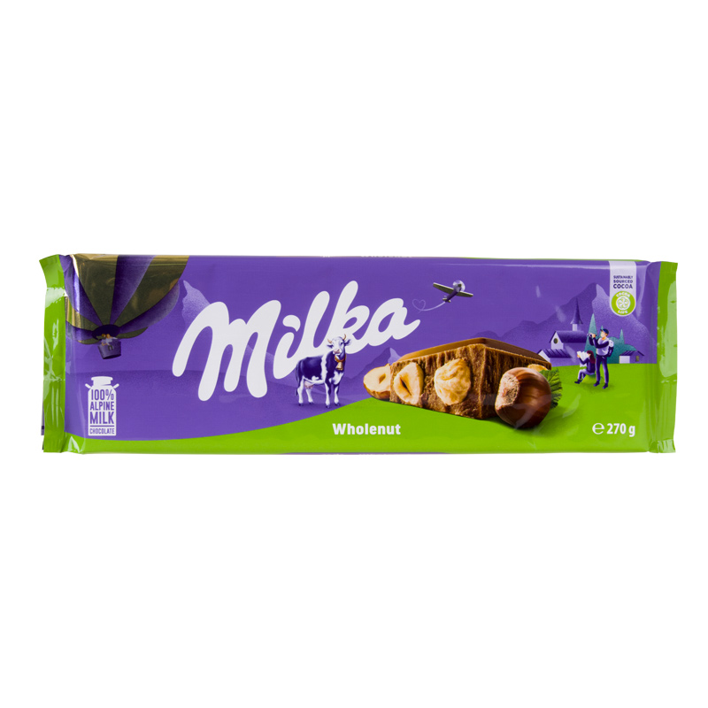 Milka Mmmax s celými lískovými oříšky 270g