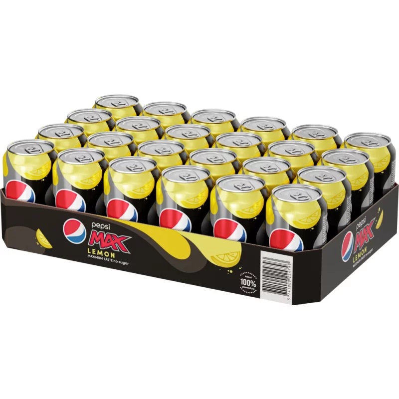Pepsi Max Lemon 24x0,33 l - VÝHODNÉ BALENÍ