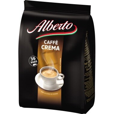 Alberto Caffe Crema kávové pody 36 ks - originál z Německa