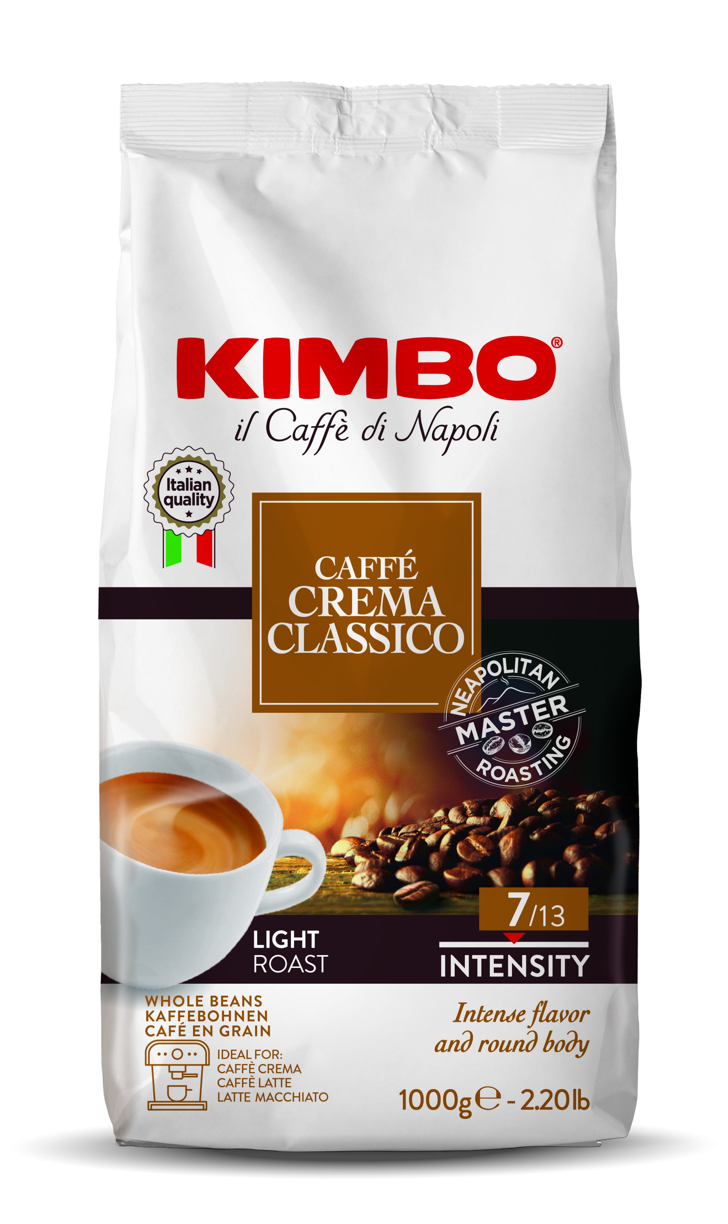 Kimbo Caffè crema classico zrnková káva 1 kg