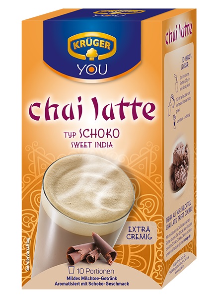 Krüger YOU chai latte s čokoládou 10 ks, 250 g