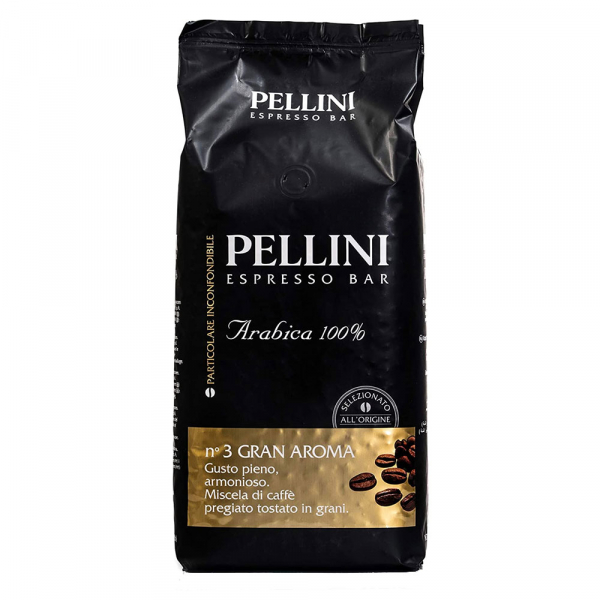 Pellini Nr. 3 gran aroma 100% arabica zrnková káva 1kg