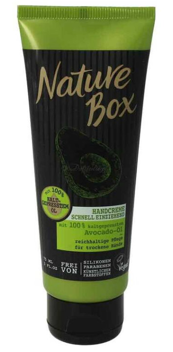 Nature Box krém na ruce se za studena lisovaným avokádovým olejem 75ml