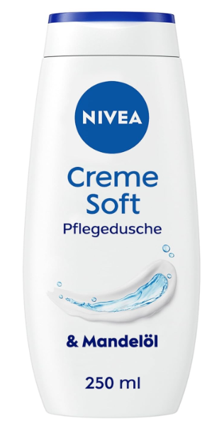 Nivea Creme Soft pečující sprchový gel 250 ml - originál z Německa