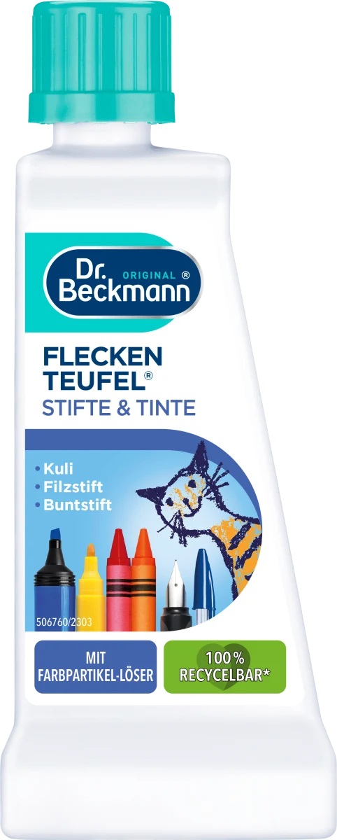 Dr. Beckmann ďáblík na odstraňování skvrn z inkoustu a tužek, 50 ml