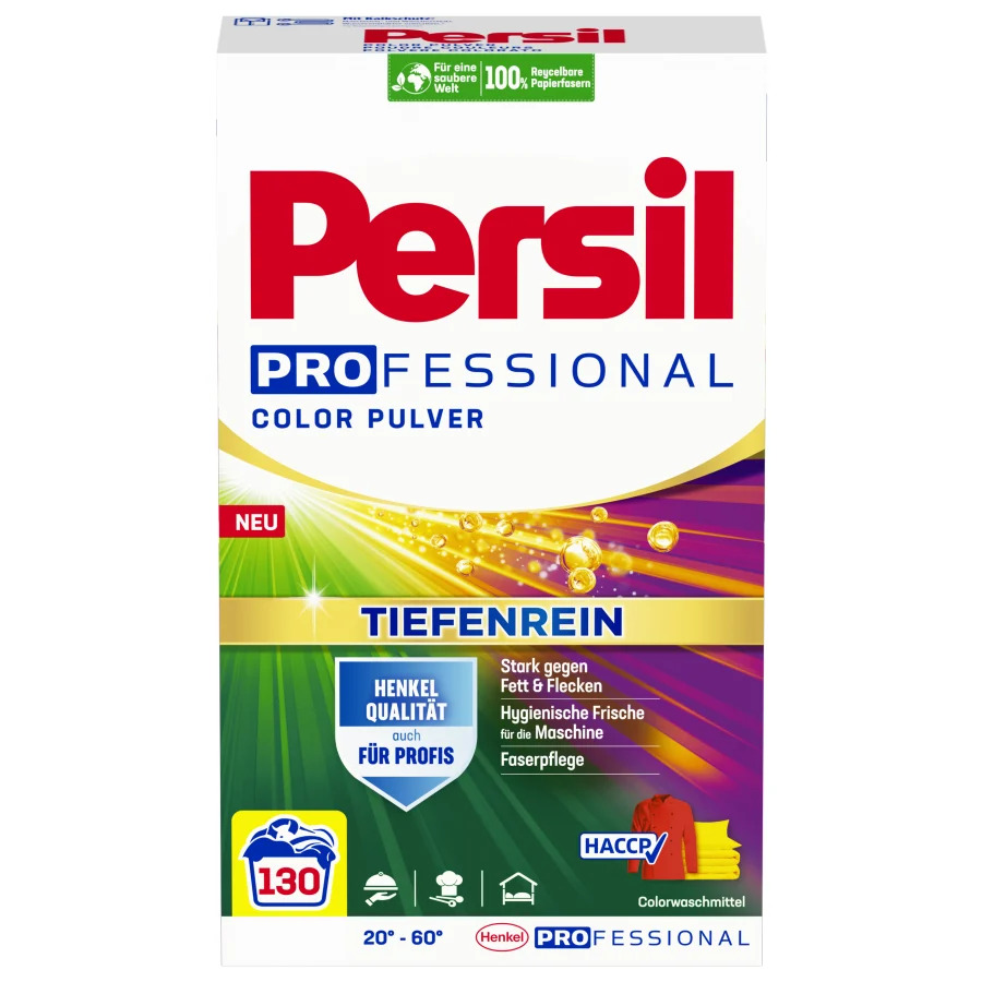 Persil Professional Color prací prášek 130 dávek, 7,8 kg - originál z Německa