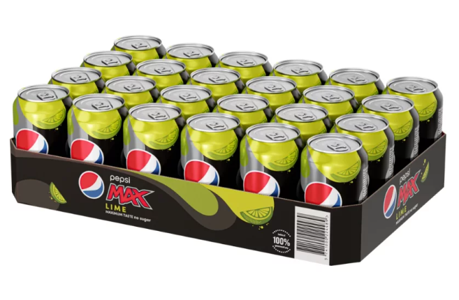 Pepsi Max Lime 24x0,33 l-VÝHODNÉ BALENÍ