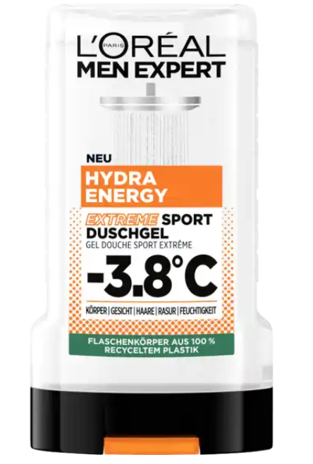 L´Oréal L'Oréal Paris men expert Hydra Energy Extreme Sport sprchový gel na tělo 250 ml