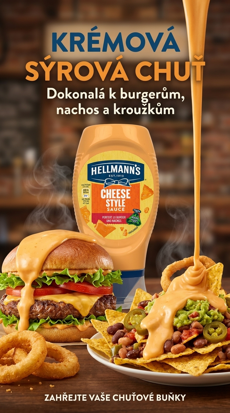 Hellmann's Sýrová omáčka 250 ml - lifestyle poster
