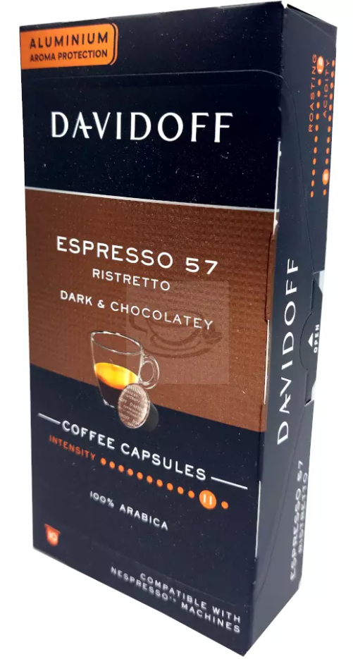 Davidoff Espresso Intense 57 kapsle pro Nespresso 10 ks - originál z Německa