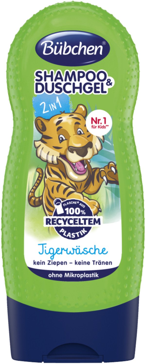 Bübchen Tigerwäsche šampon a sprchový gel pro děti 230ml - originál z Německa