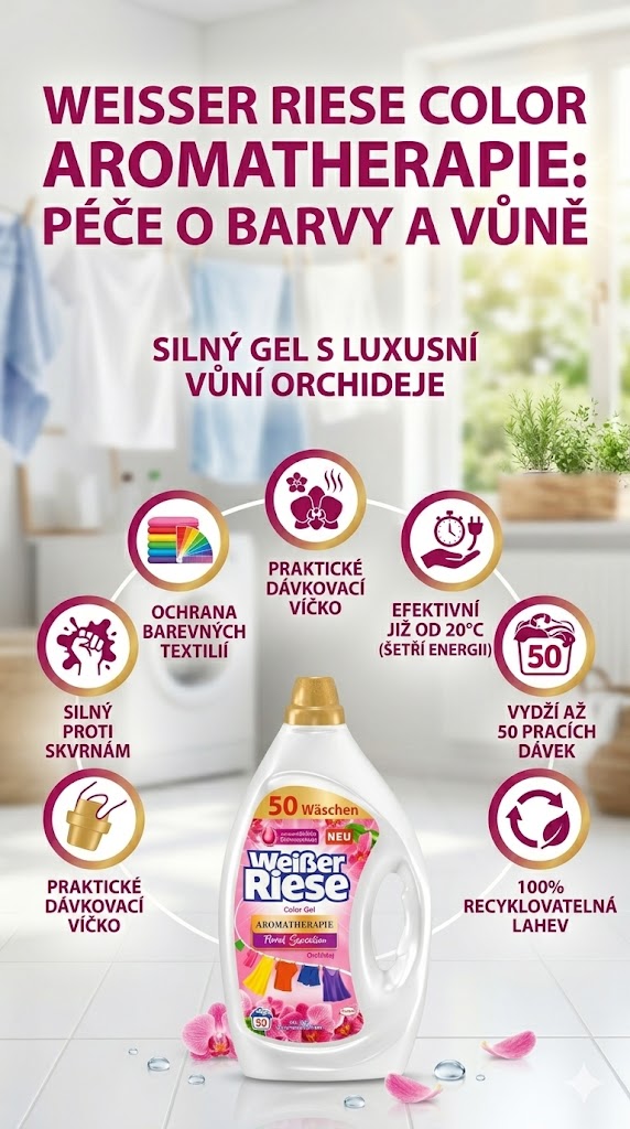 Weisser Riese Floral Sensation - mobilní infografika