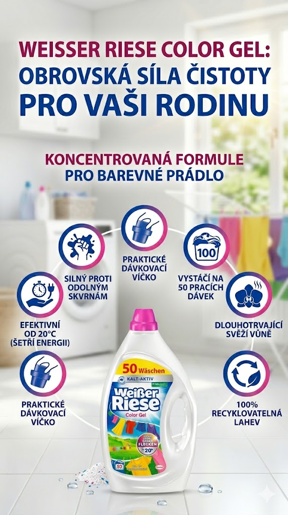 Weisser Riese Color - mobilní infografika