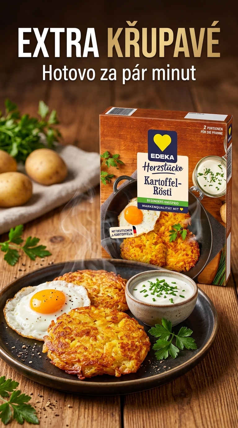 Edeka pečené brambory extra křupavé 400 g - lifestyle poster