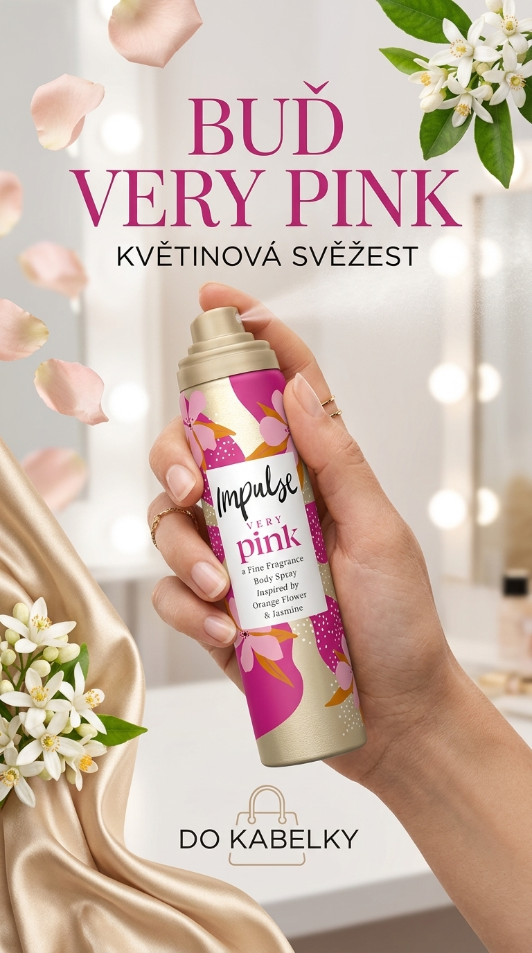 Impulse deodorant Very Pink 75 ml - lifestyle poster