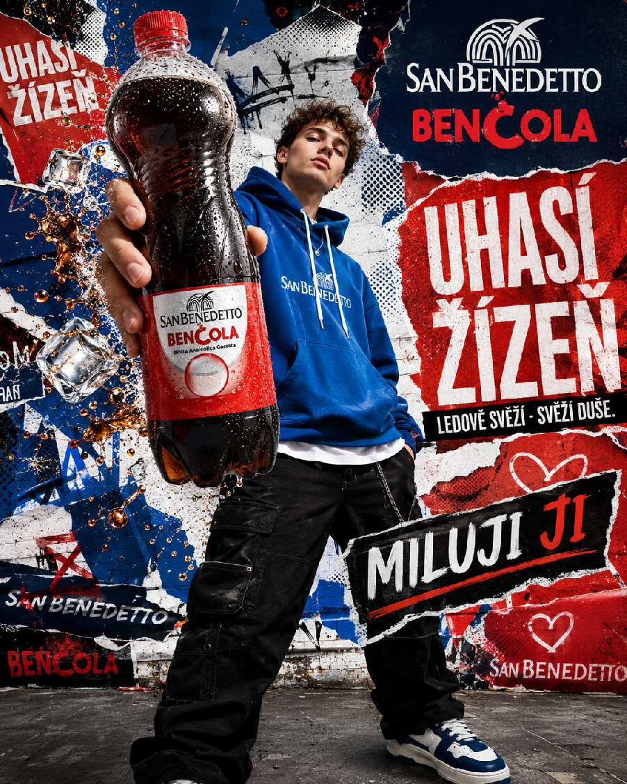 San Benedetto Ben Cola – lifestyle poster