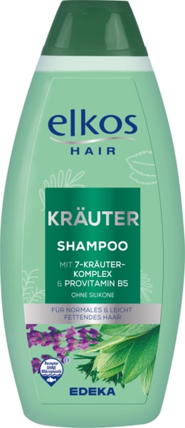 Elkos 7 bylin šampon pro normální a lehce mastící se vlasy 500ml - originál z Německa