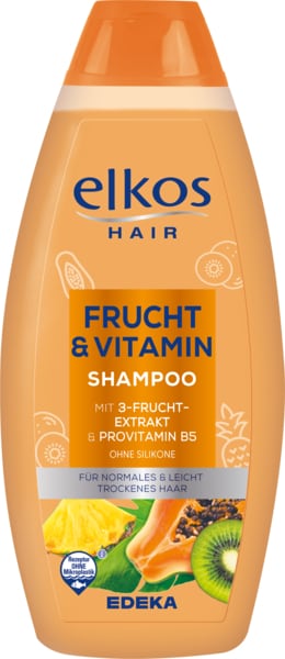 Elkos Frucht&Vitamin šampon s výtažkem meruňky a provitaminu B5 500ml - originál z Německa