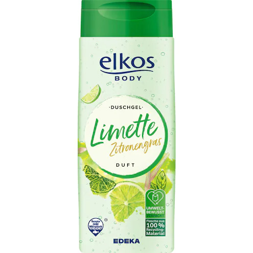 Elkos Citrónová tráva & Limetka sprchový gel 300ml - originál z Německa