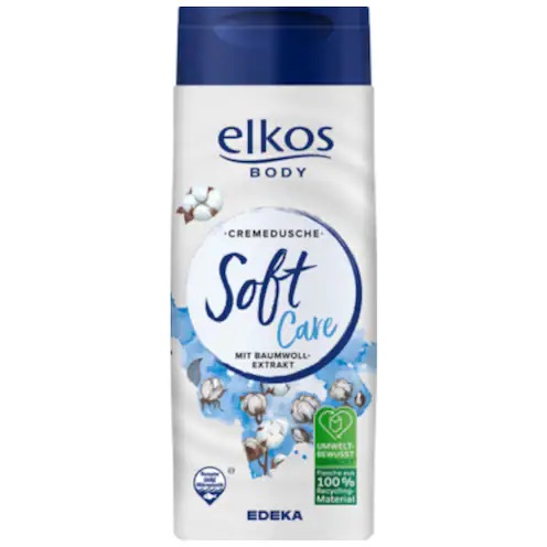 Elkos Soft Care sprchový krém s extraktem z bavlny 300ml - originál z Německa