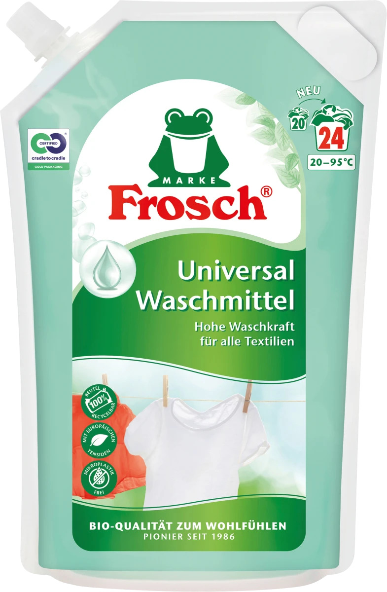 Frosch Univerzální prací gel 1,8 l, 24 dávek - originál z Německa