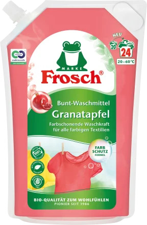 Frosch gel na praní Granátové jablko 1,8 l, 24 pracích dávek - originál z Německa