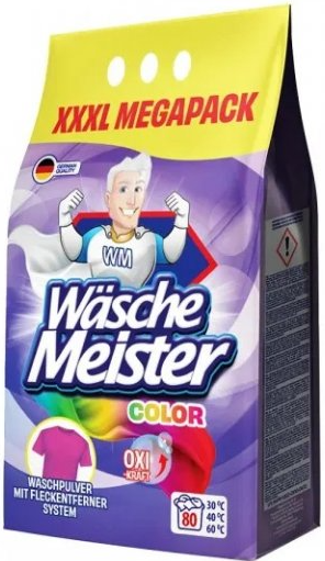 Wasche Meister Color prášek na praní barevného prádla 10,5kg 140 PD - originál z Německa