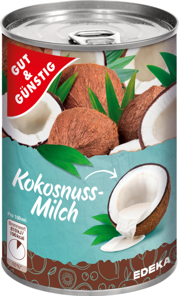 G&G Kokosové mléko 400ml - originál z Německa