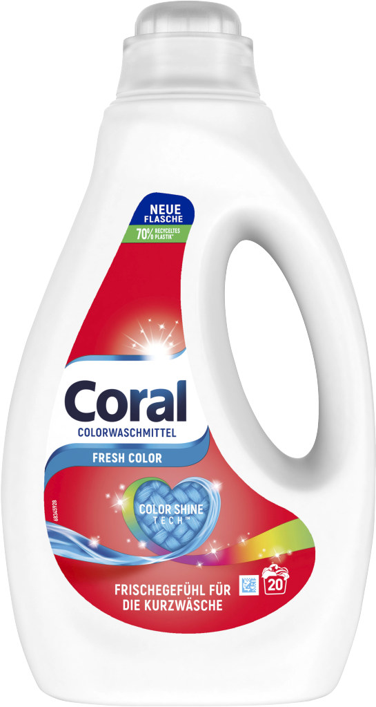 Coral Color Fresh prací gel na barevné prádlo 1l 20PD - originál z Německa