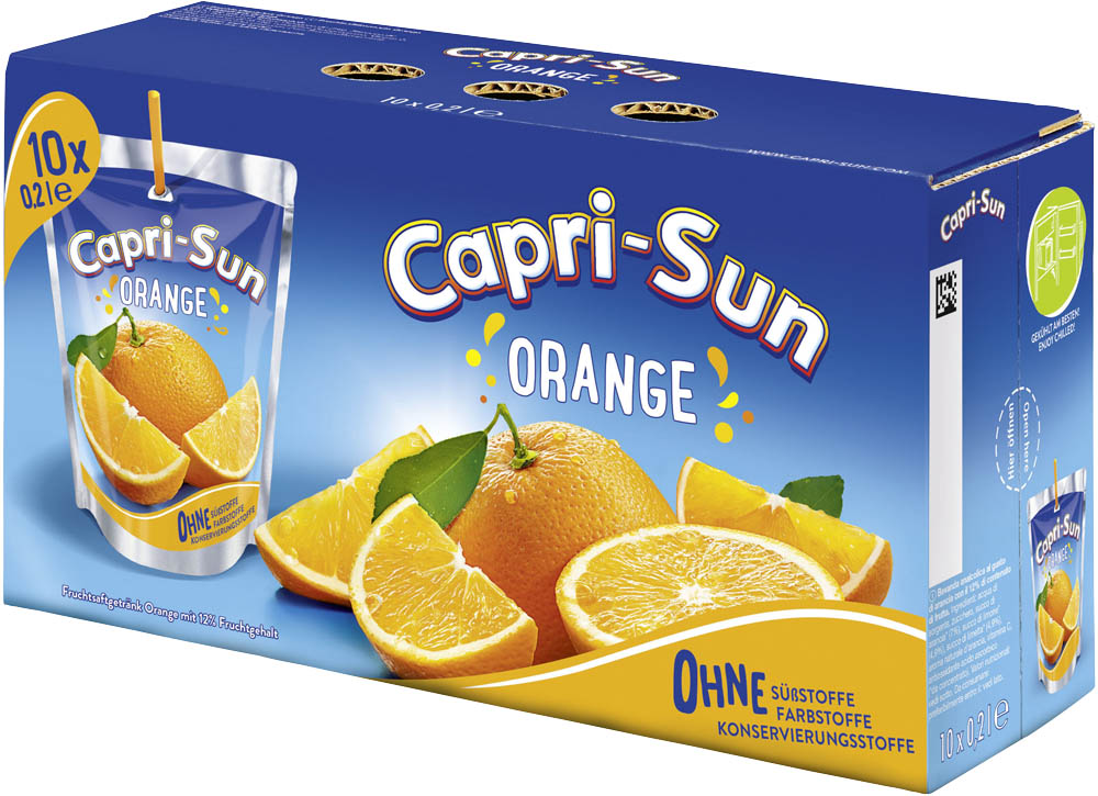 Capri Sonne Pomeranč 10 x 200 ml - originál z Německa